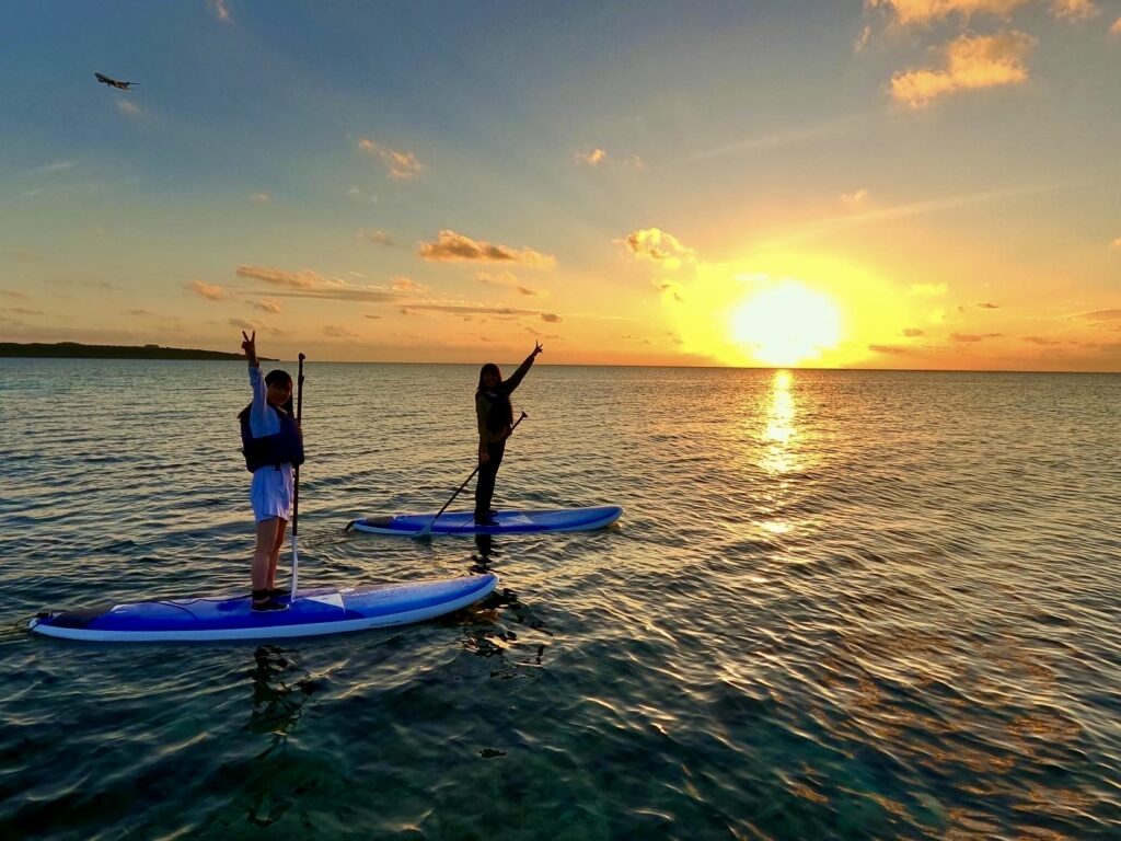 サンセットSUP貸切プライベートコース | SUPコース紹介 | Mo'o SUP
